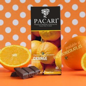 Pacari Chocolate Orange Chocolate bar